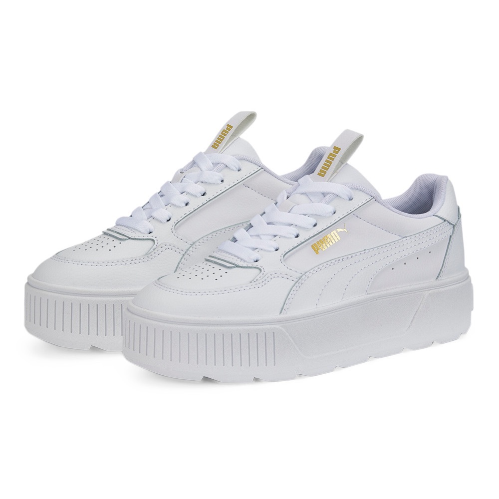 Women's Puma Karmen Rebelle Platform Casual Shoes in White